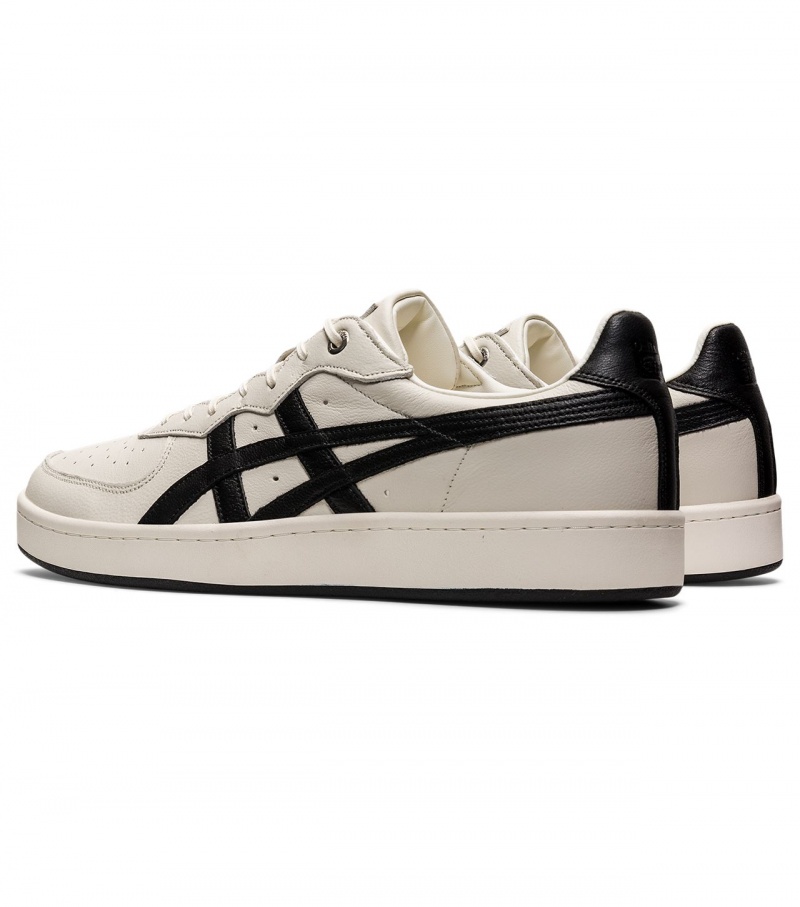 Men's Onitsuka Tiger Gsm Sd Sneakers Cream / Black | 80314-BPDF