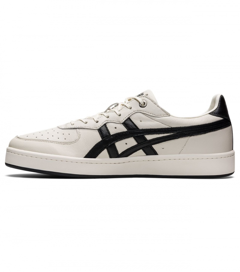 Men's Onitsuka Tiger Gsm Sd Sneakers Cream / Black | 80314-BPDF