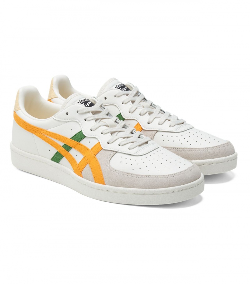 Men's Onitsuka Tiger Gsm Sneakers Cream / Orange | 20716-CFUV