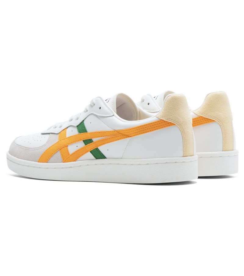 Men's Onitsuka Tiger Gsm Sneakers Cream / Orange | 20716-CFUV