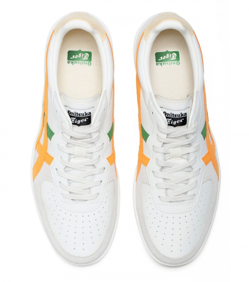 Men's Onitsuka Tiger Gsm Sneakers Cream / Orange | 20716-CFUV