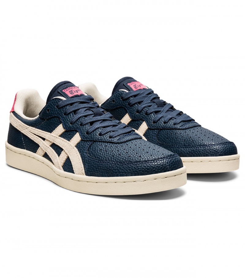 Men's Onitsuka Tiger Gsm Sneakers Navy | 97182-VNUY