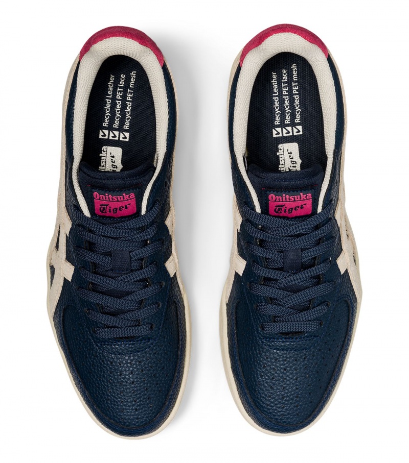 Men's Onitsuka Tiger Gsm Sneakers Navy | 97182-VNUY