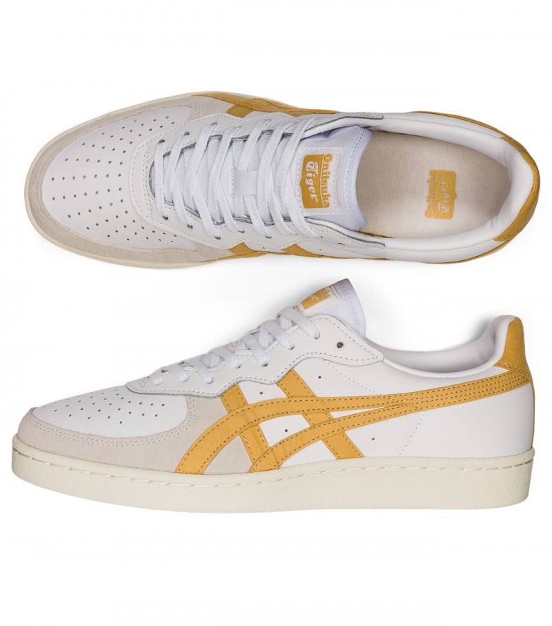 Men's Onitsuka Tiger Gsm Sneakers White | 19603-YLWS