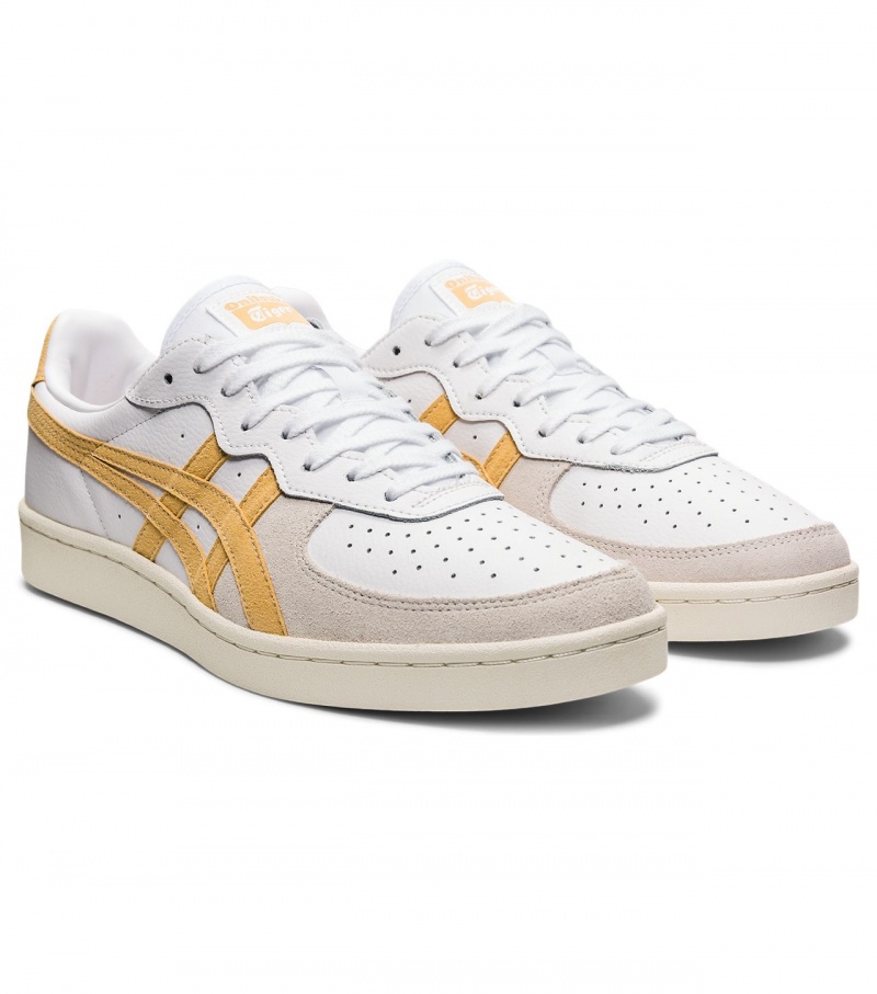 Men's Onitsuka Tiger Gsm Sneakers White | 19603-YLWS