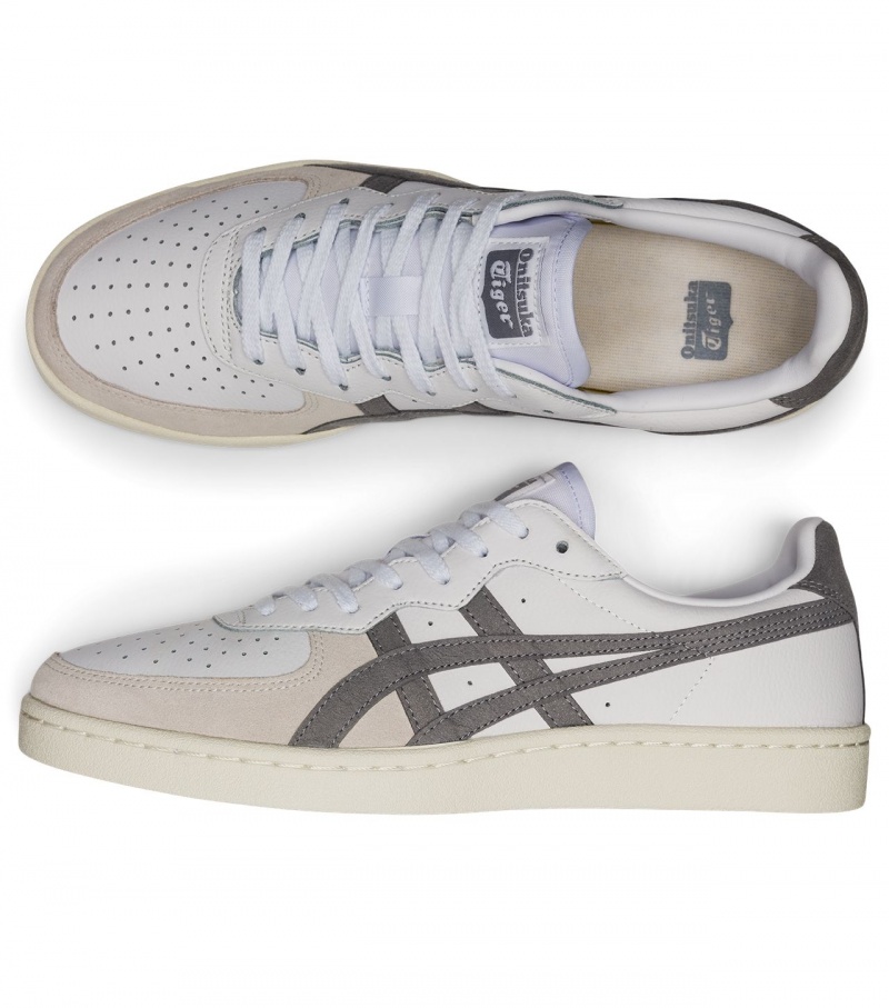 Men's Onitsuka Tiger Gsm Sneakers White | 64325-ZFSQ