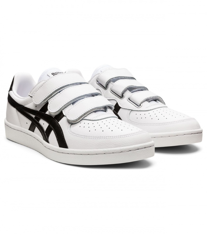 Men's Onitsuka Tiger Gsm Sneakers White / Black | 45370-CZVM