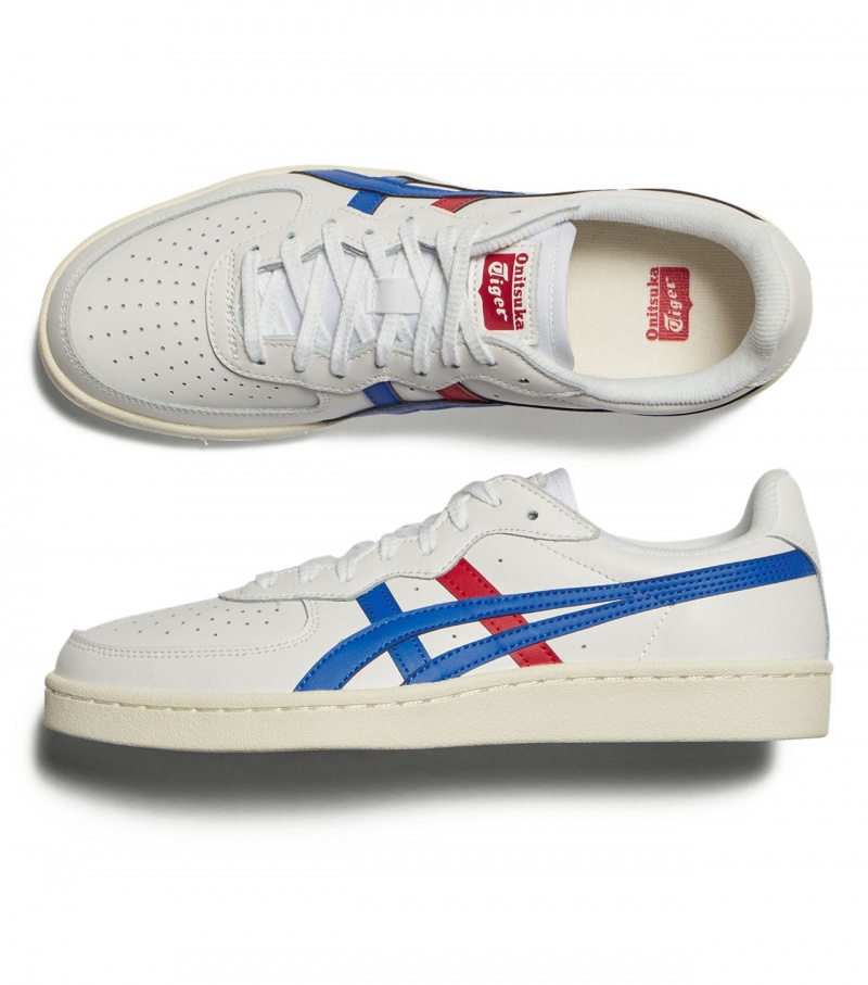 Men's Onitsuka Tiger Gsm Sneakers White / Royal | 16293-BIXC