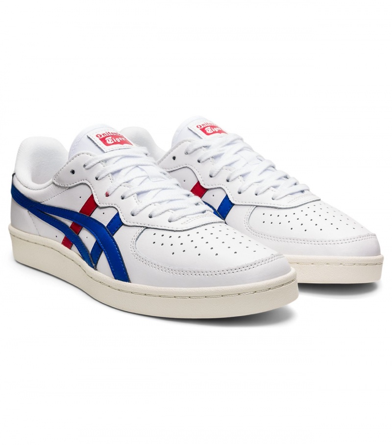 Men's Onitsuka Tiger Gsm Sneakers White / Royal | 16293-BIXC