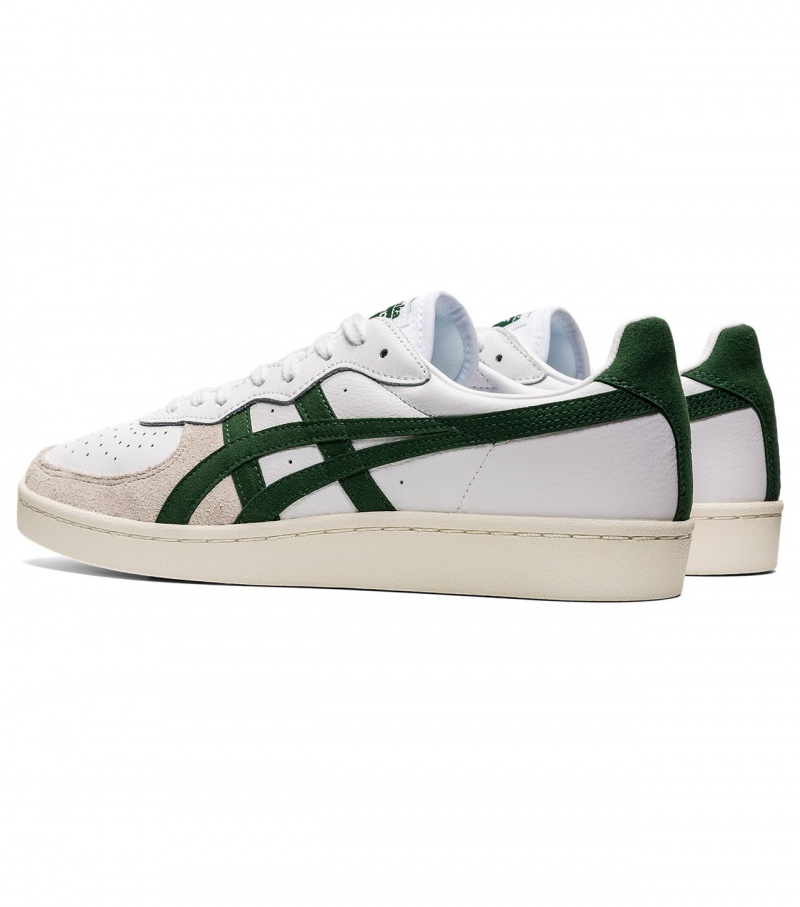 Men's Onitsuka Tiger Gsm Sneakers White / Green | 72308-URIH