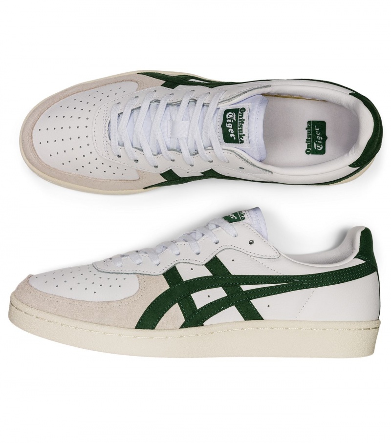 Men's Onitsuka Tiger Gsm Sneakers White / Green | 72308-URIH