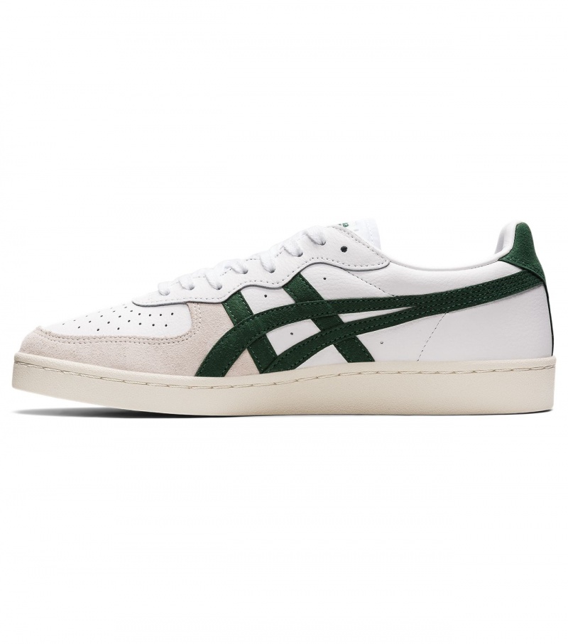 Men's Onitsuka Tiger Gsm Sneakers White / Green | 72308-URIH