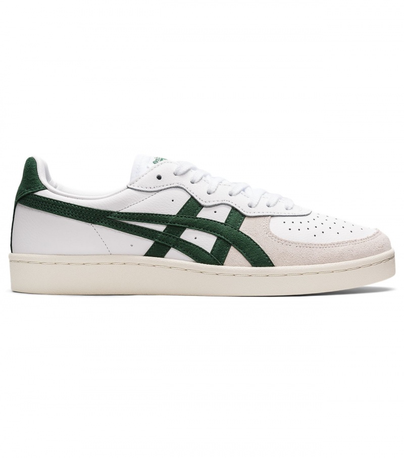 Men\'s Onitsuka Tiger Gsm Sneakers White / Green | 72308-URIH