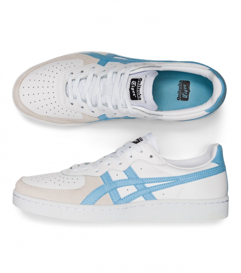 Men's Onitsuka Tiger Gsm Sneakers White / Blue | 40753-BUIP