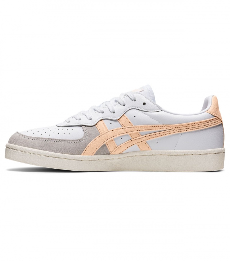 Men's Onitsuka Tiger Gsm Sneakers White / Pink | 62791-DYAG