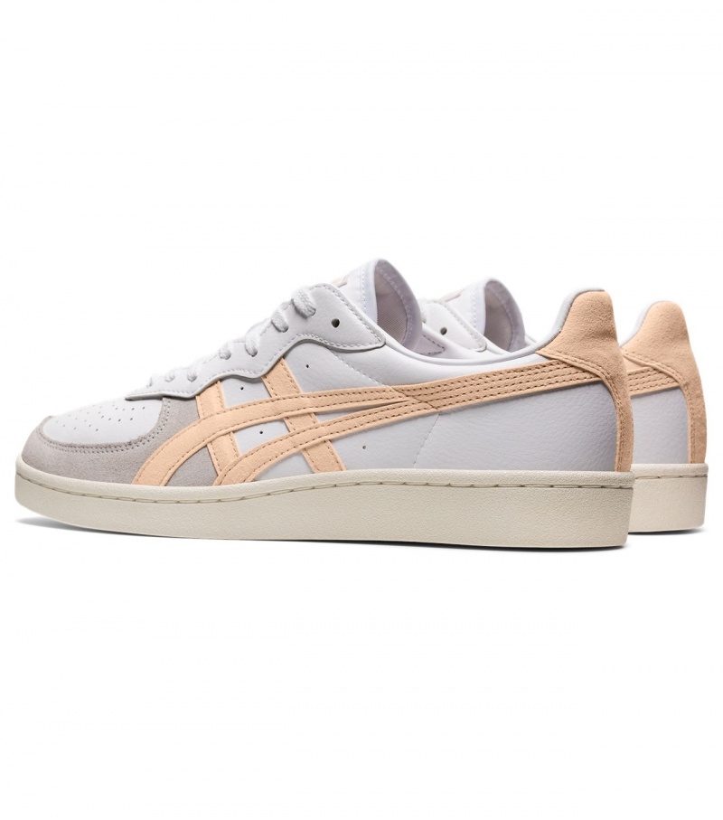 Men's Onitsuka Tiger Gsm Sneakers White / Pink | 62791-DYAG