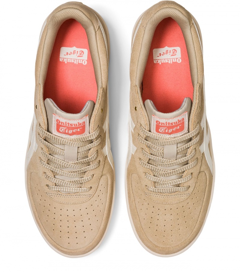 Men's Onitsuka Tiger Gsm W Sneakers Cream | 26978-TEYS