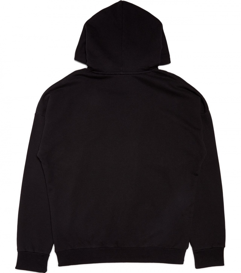 Men's Onitsuka Tiger Hoodie Black | 39840-WJHZ