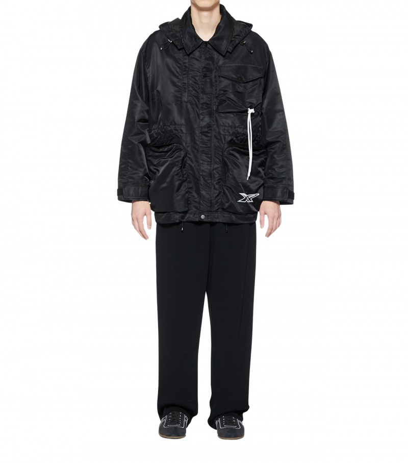 Men's Onitsuka Tiger Jackets Black | 26943-GZBF