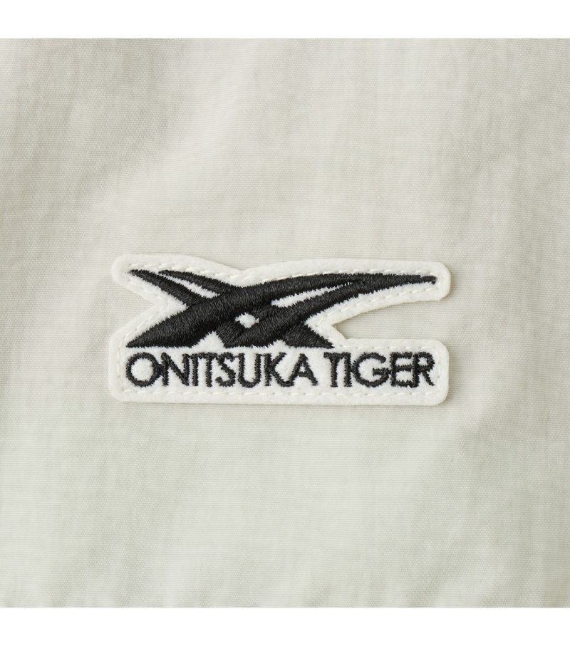 Men's Onitsuka Tiger Jackets White | 54260-OPLE