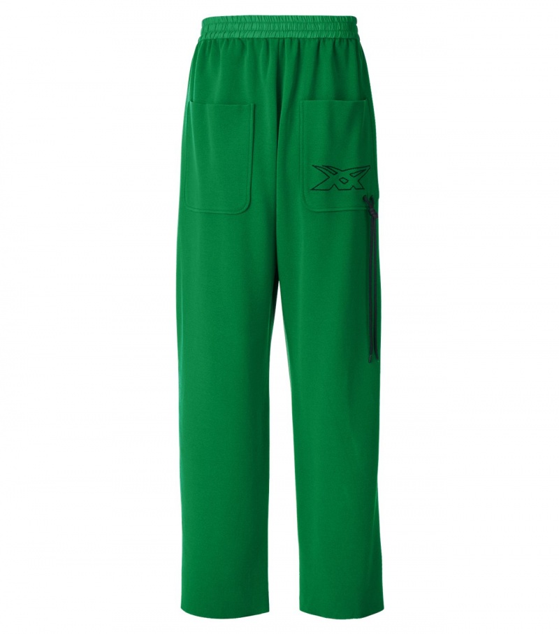 Men's Onitsuka Tiger Knit Pants Green | 52079-TXOR