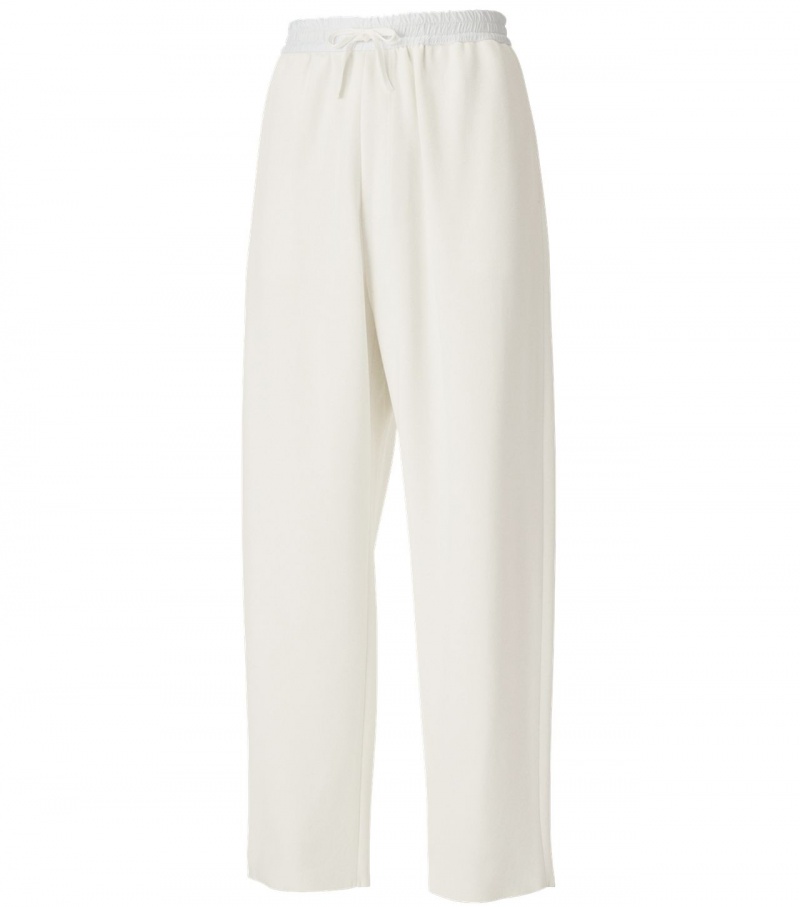 Men's Onitsuka Tiger Knit Pants White | 43962-LOSF