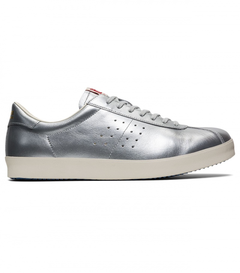 Men\'s Onitsuka Tiger Lawnship Nm Low Tops Silver | 08743-APUT