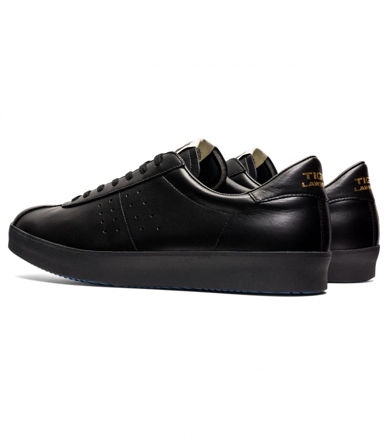 Men's Onitsuka Tiger Lawnship Nm Sneakers Black | 48091-ICJM