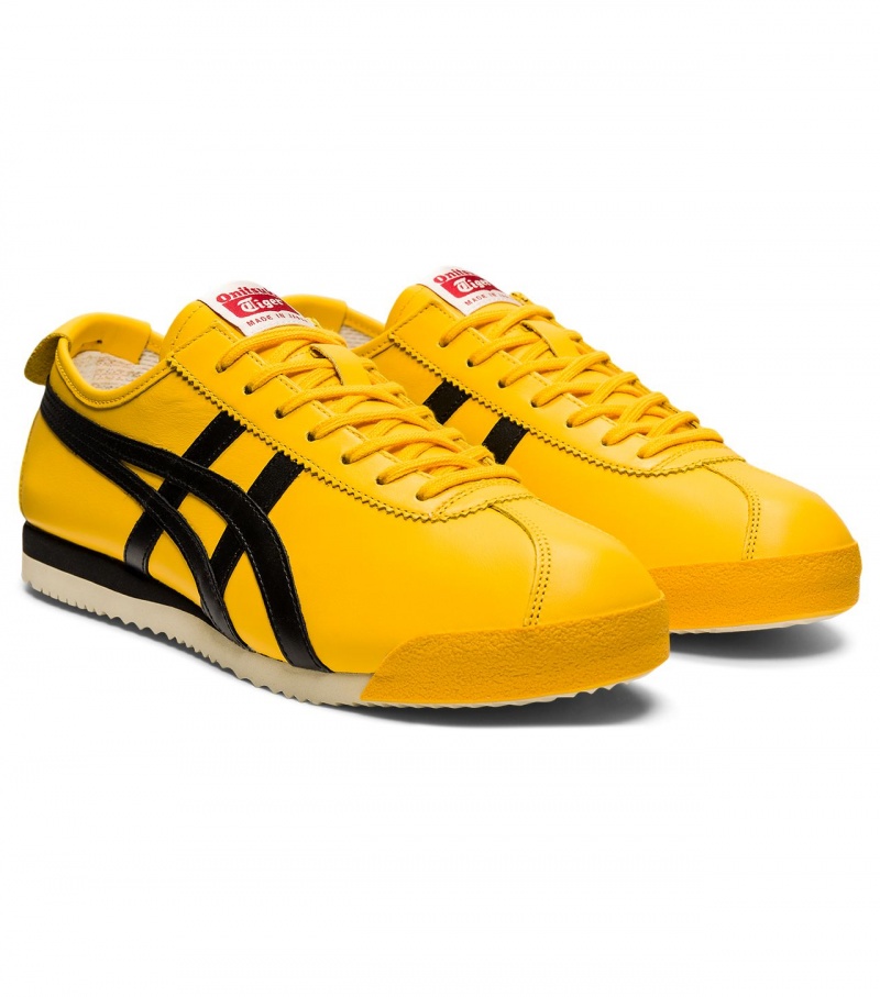 Men's Onitsuka Tiger Limber Up Nm Sneakers Yellow / Black | 36045-BVIE