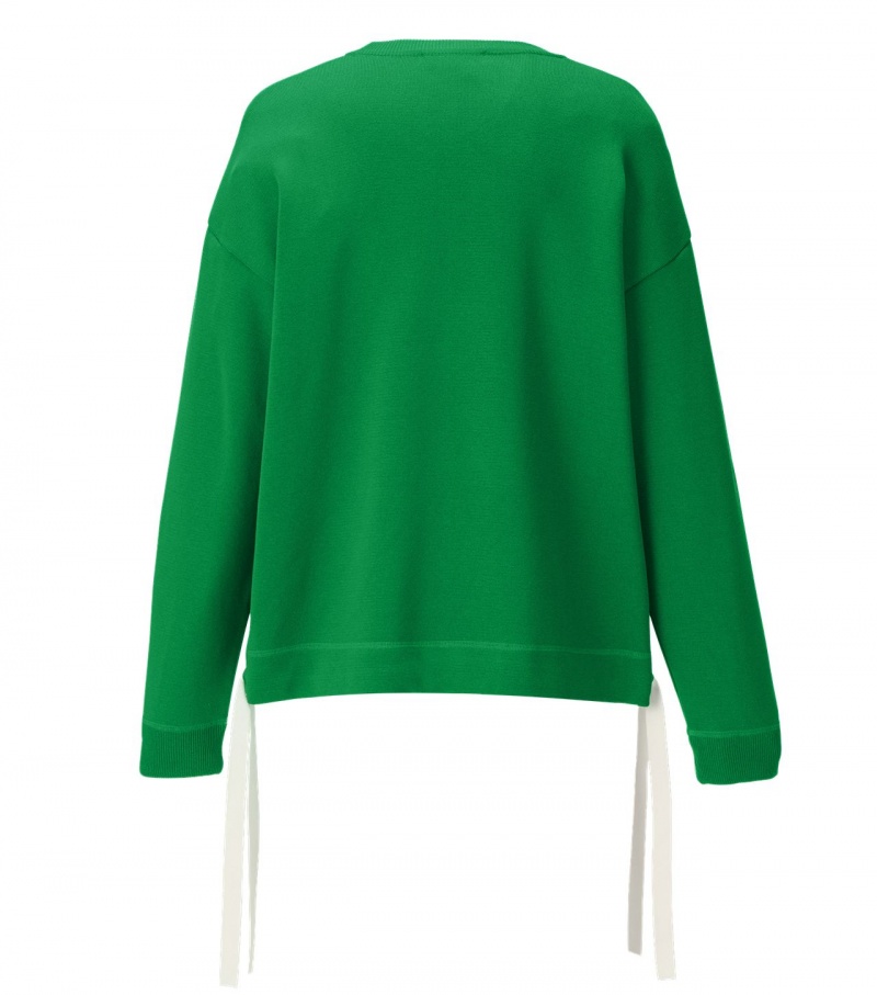 Men's Onitsuka Tiger Ls Knit Tops Green | 92587-AUTO