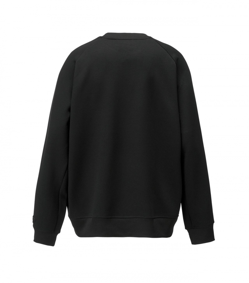 Men's Onitsuka Tiger Ls Tops Black | 03295-IZDJ