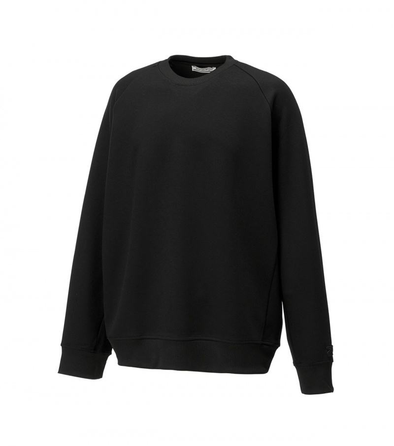 Men's Onitsuka Tiger Ls Tops Black | 03295-IZDJ