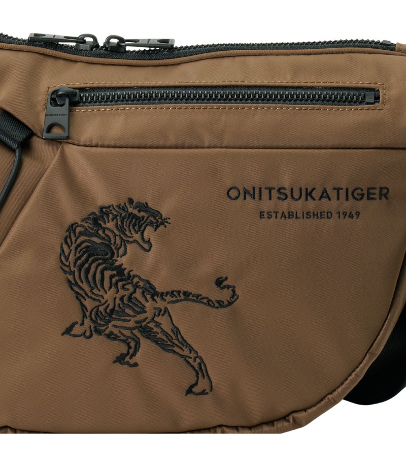 Men's Onitsuka Tiger Messenger Bag Bags Olive | 86135-YUEB