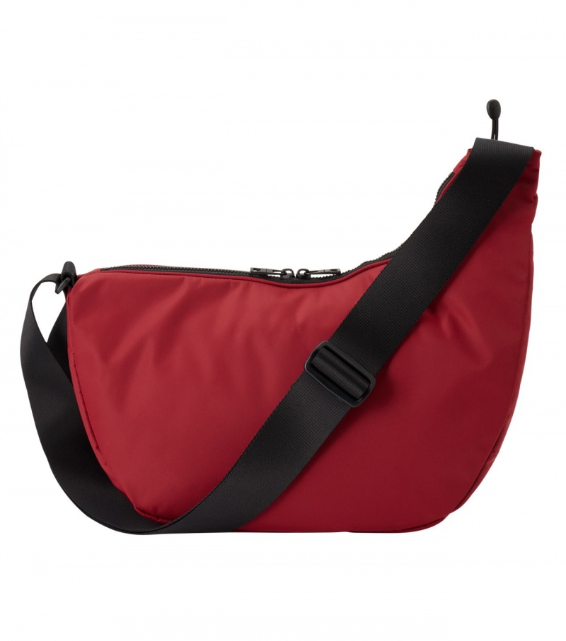 Men's Onitsuka Tiger Messenger Bag Bags Red | 28361-ZRAB