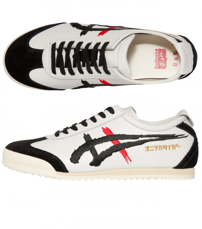 Men's Onitsuka Tiger Mexico 66 Deluxe Nm Mexico 66 White / Blue | 72358-OJVY