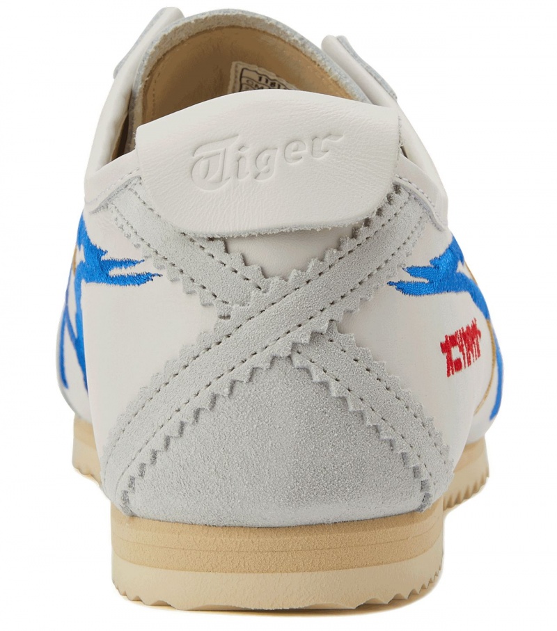 Men's Onitsuka Tiger Mexico 66 Deluxe Nm Mexico 66 White / Blue | 63271-NZFS