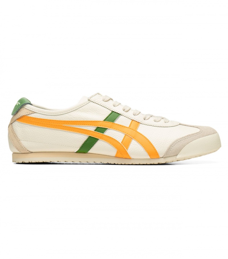 Men\'s Onitsuka Tiger Mexico 66 Mexico 66 Cream / Orange | 02463-SXBO