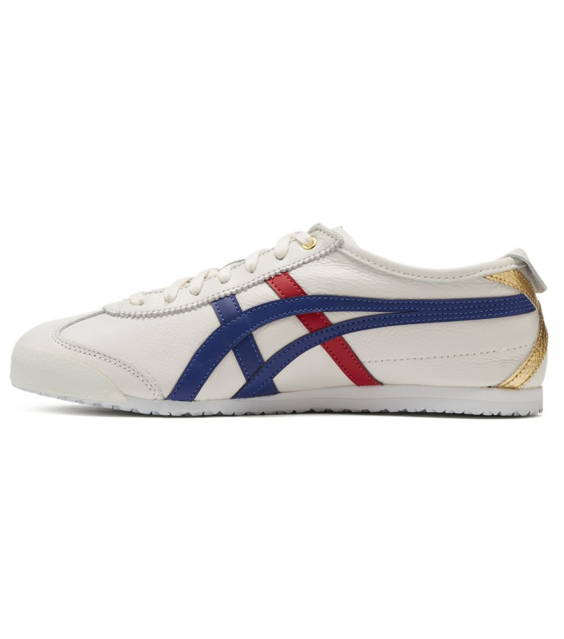 Men's Onitsuka Tiger Mexico 66 Mexico 66 White / Dark Blue | 72610-BZOX