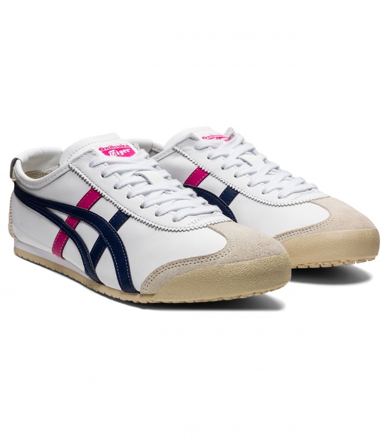 Men's Onitsuka Tiger Mexico 66 Mexico 66 White / Blue | 37128-QGAR