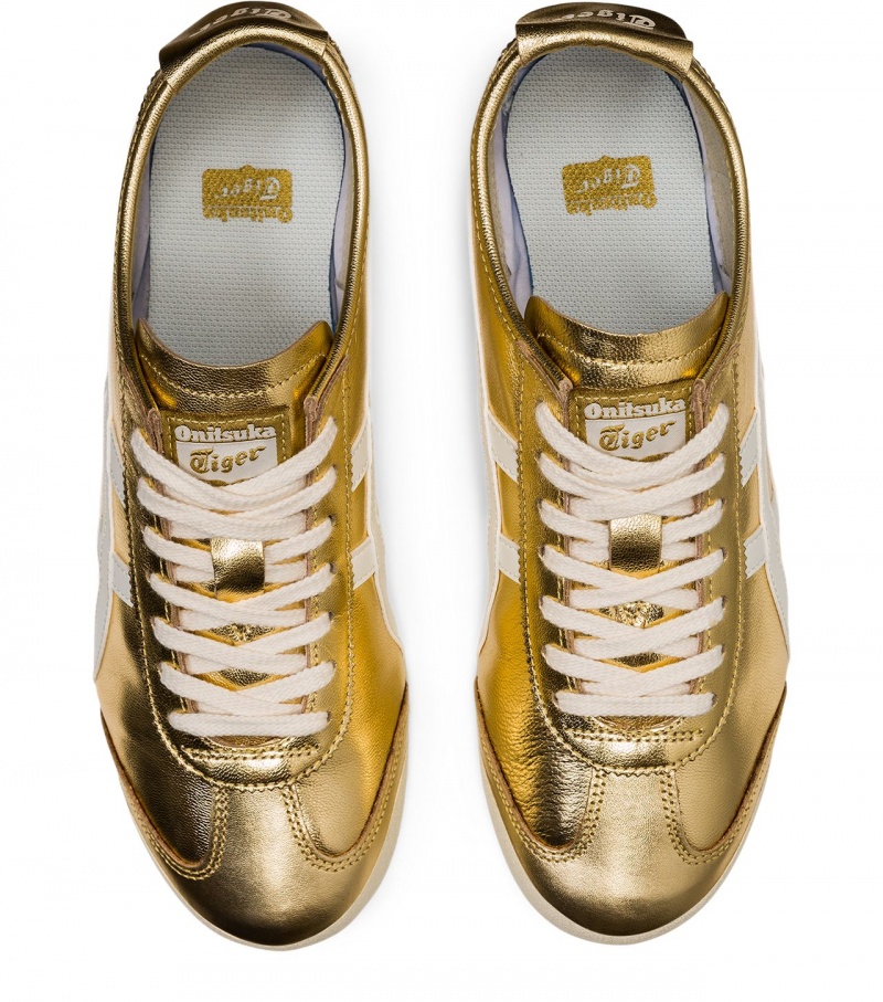 Men's Onitsuka Tiger Mexico 66 Mexico 66 Gold | 02593-NFJD