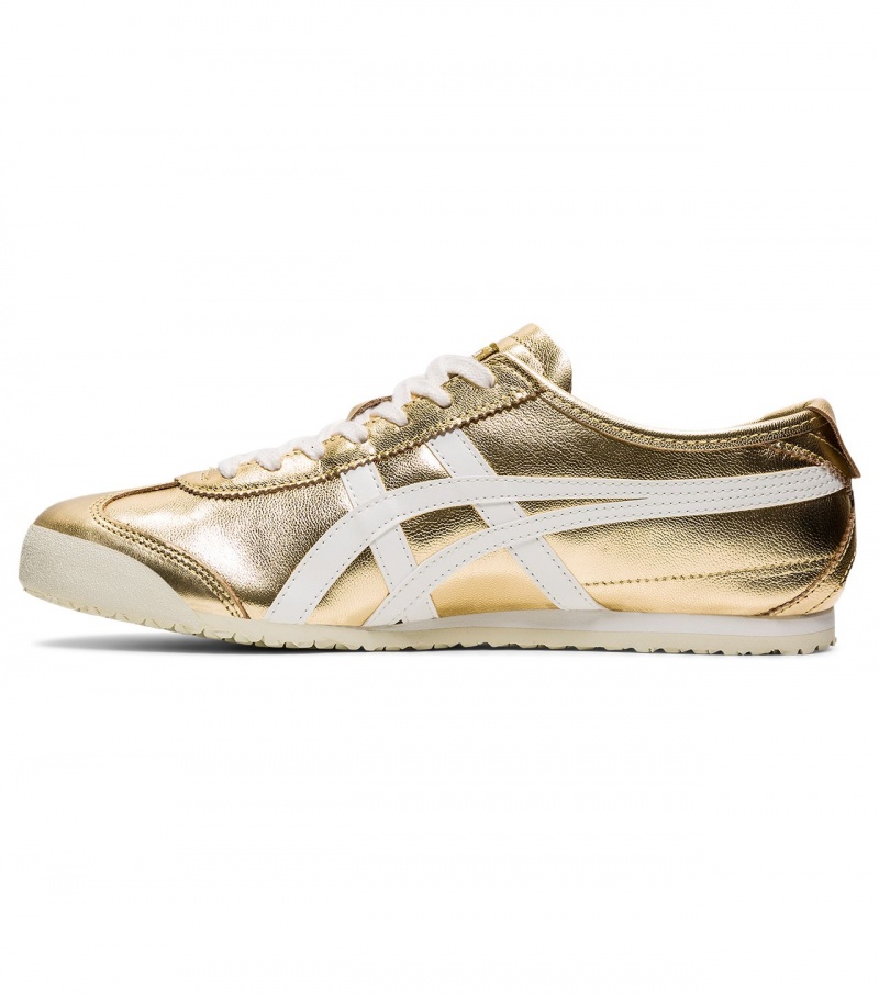 Men's Onitsuka Tiger Mexico 66 Mexico 66 Gold | 02593-NFJD