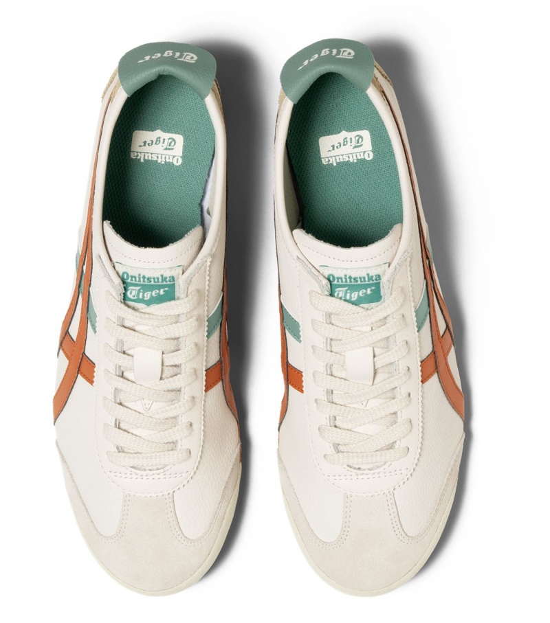 Men's Onitsuka Tiger Mexico 66 Mexico 66 Cream / Orange | 29768-OJZW