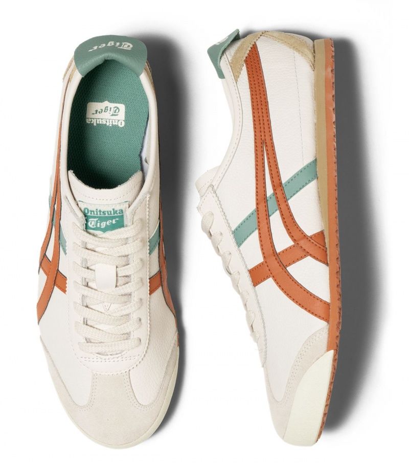 Men's Onitsuka Tiger Mexico 66 Mexico 66 Cream / Orange | 29768-OJZW