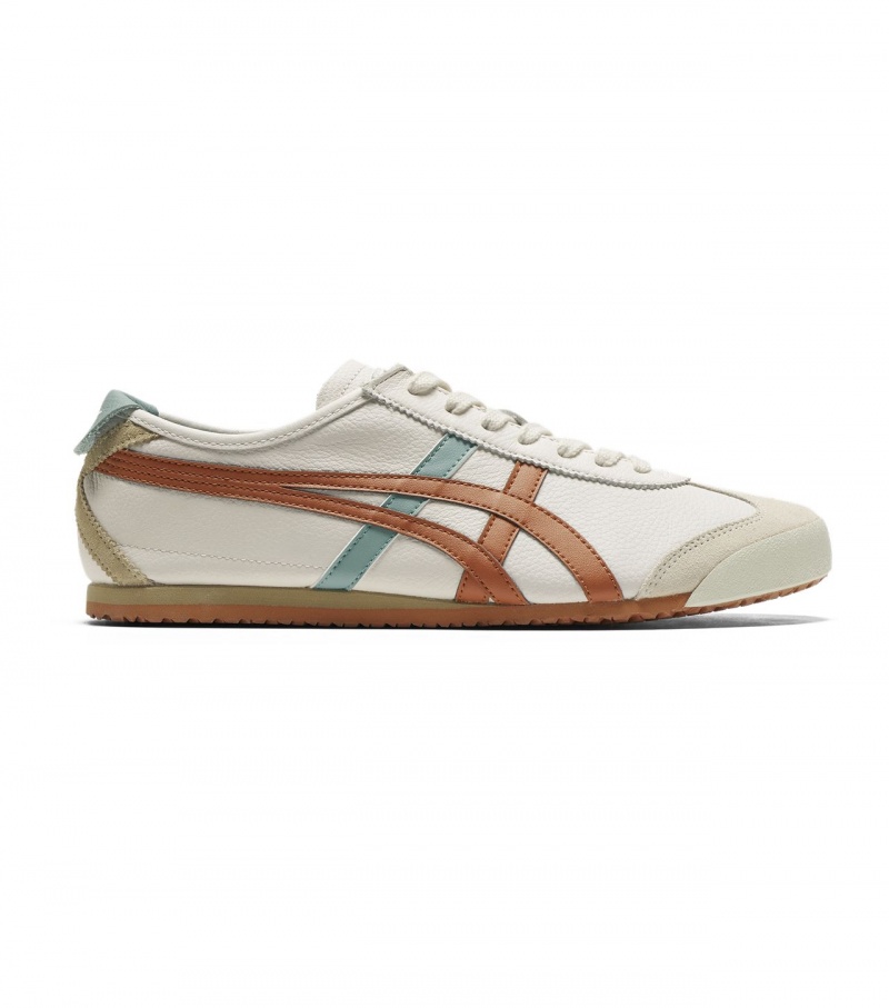 Men\'s Onitsuka Tiger Mexico 66 Mexico 66 Cream / Orange | 29768-OJZW