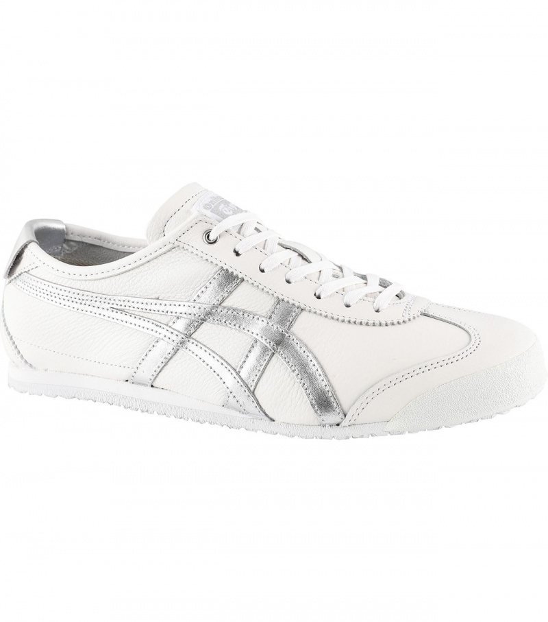 Men's Onitsuka Tiger Mexico 66 Mexico 66 White / Silver | 15074-HVLN