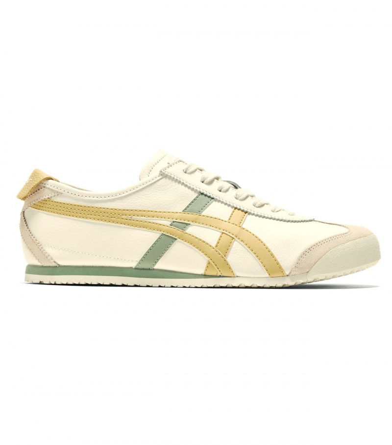 Men\'s Onitsuka Tiger Mexico 66 Mexico 66 Cream / Brown | 25807-PIMZ