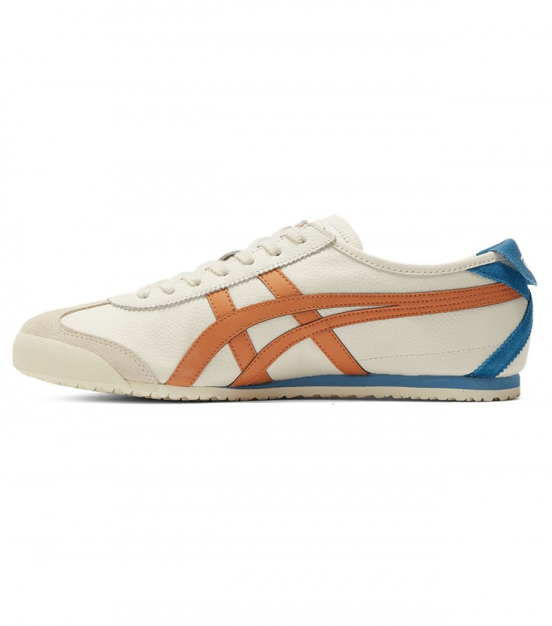 Men's Onitsuka Tiger Mexico 66 Mexico 66 Cream / Red Orange | 69142-GTZE