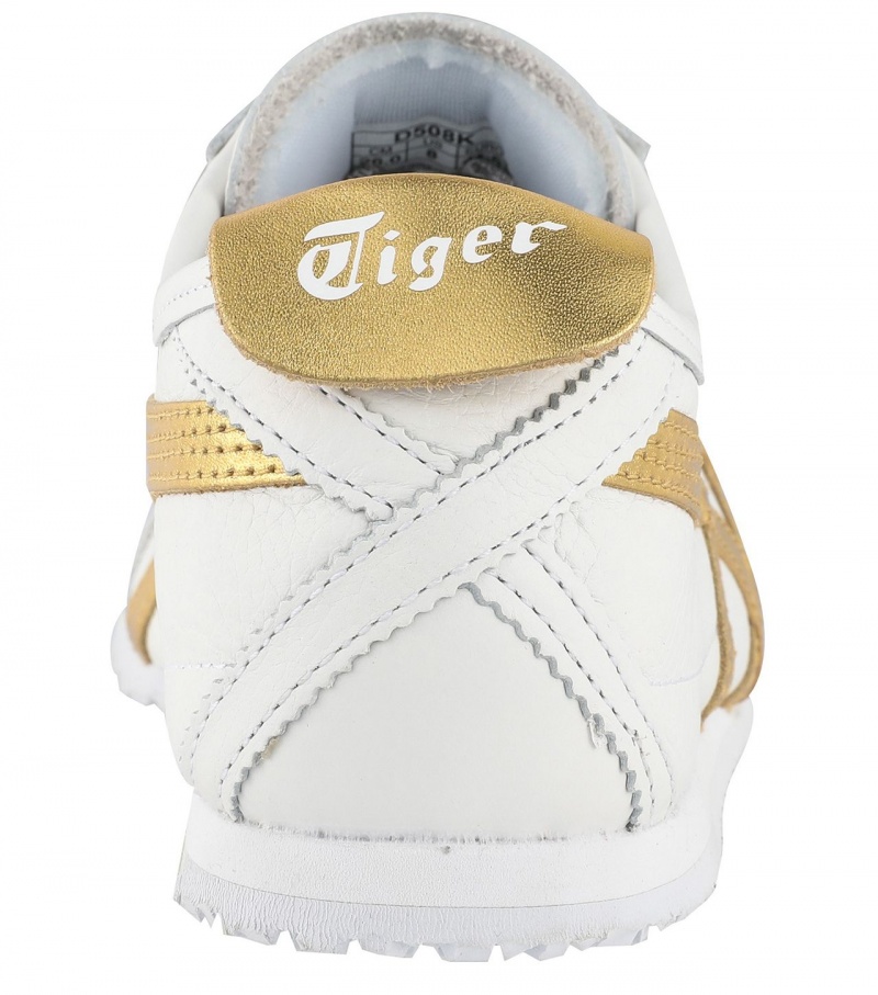 Men's Onitsuka Tiger Mexico 66 Mexico 66 White / Gold | 74196-KCFD