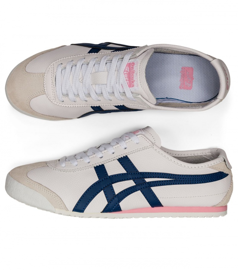 Men's Onitsuka Tiger Mexico 66 Mexico 66 White / Blue | 68492-RFZU