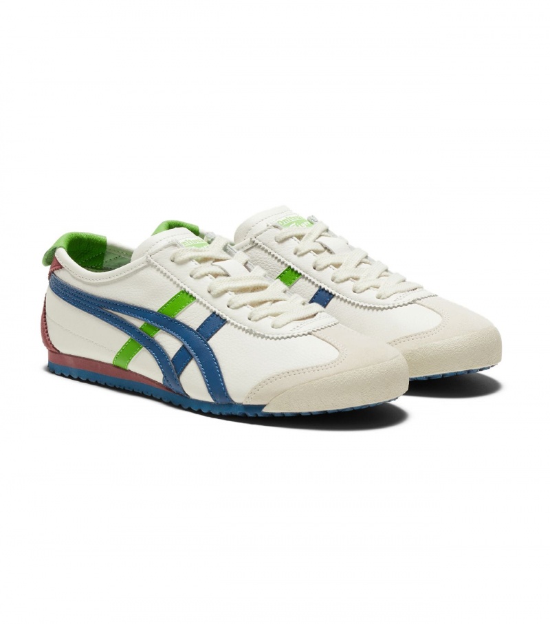 Men's Onitsuka Tiger Mexico 66 Mexico 66 Cream / Blue | 02793-XHVP